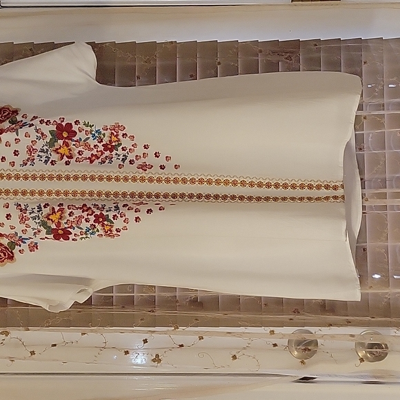 Andrée by Unit Embroidered Cotton Tunic Dress - Picture 2 of 5